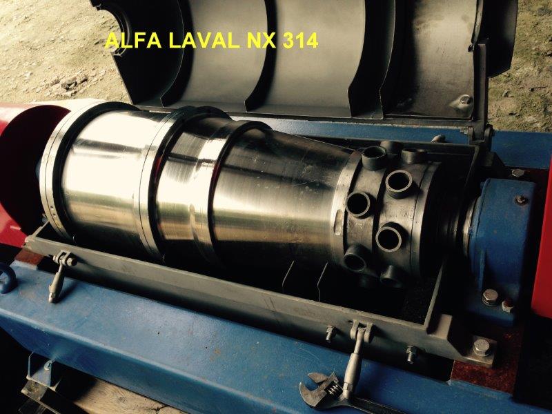 Декантерна центрифуга Alfa Laval NX314 з нержавіючої сталі