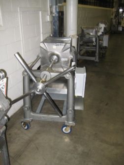 16" x 16" Ertel 304 Stainless Steel Plate and Frame Filter Press on Movable Cart