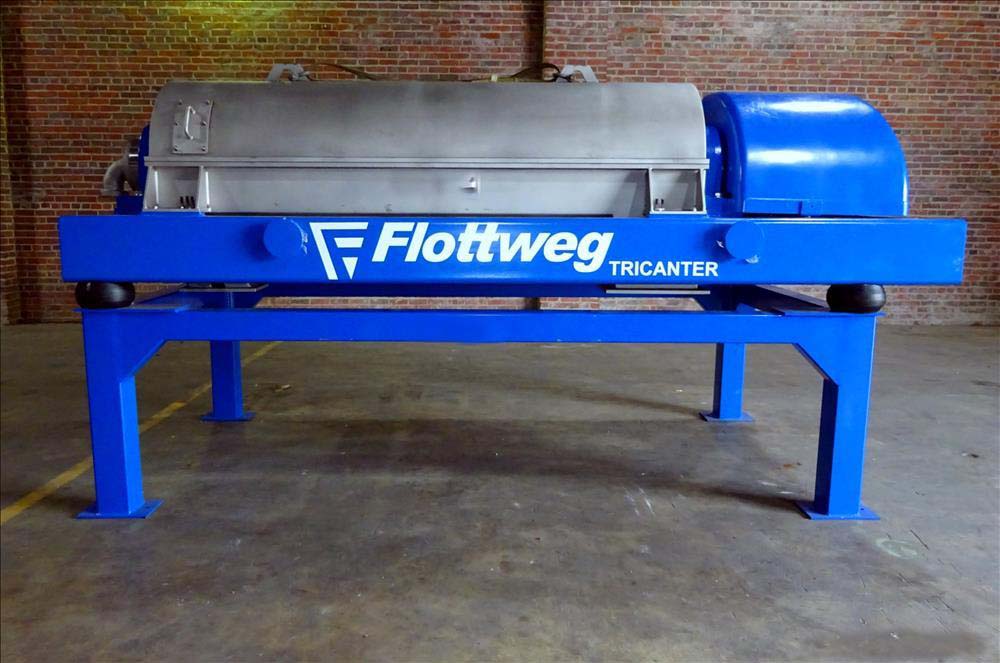 Used Flottweg type Z53-4/464 tricanter centrifuge