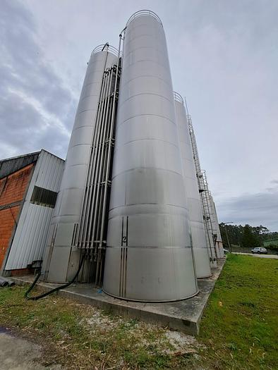 170000 літрів вертикальний резервуар для зберігання з нержавіючої сталі 304